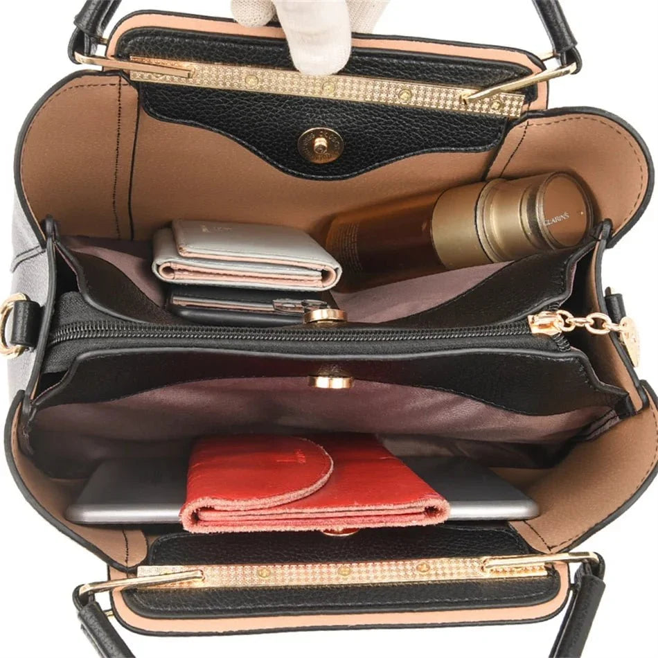 Bolsa Feminina Tote Sofisticada Modelo Royal Luxe
