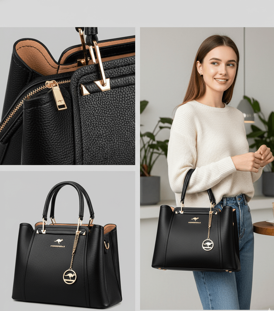 Bolsa Feminina Tote Sofisticada Modelo Royal Luxe